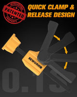 EWORK Bench Dog Clamp, 3/4" Bench Dog Hole Clamp, Up to 155 Lbs Clamping Force Bench Clamps for Woodworking, Adjustable Hold Down Clamp with EWORK