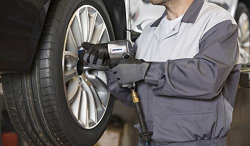ACDelco ANI405A-NK1 Pneumatic Heavy Duty Twin Hammer ½” 5-Speed Impact Wrench & 3/8” Ratchet Wrench Combo Tool Kit ACDelco Tools