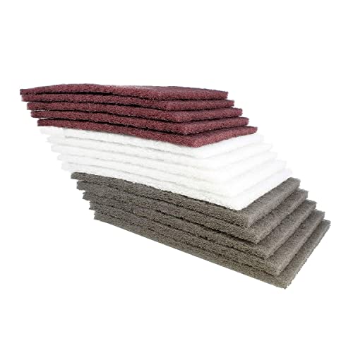 3M Scotch-Brite Scuff Pads (3M 07445/07447/07448 (5 Pads of Each)) 3M