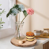 Natural Round Wood Slices 8 Pack 8-9 inches Unfinished Wood kit Circles DIY Crafts Wood Ornament Discs FORACKS