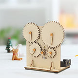 OLYCRAFT 9pcs Unfinished Wooden Gears Undyed Wood Pendants Gear Slices Charms Steampunk Wood Gear Pieces Embellishments Unfinished Wooden Gear Pieces OLYCRAFT