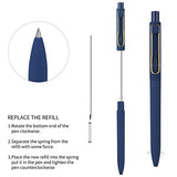 WY WENYUAN Writing Pens, Fine Point Smooth, Personalized Ballpoint Pens Bulk, Flair Teacher Pens, Black Ink 1.0 mm Journaling Pen, Aesthetic Gift WY WENYUAN