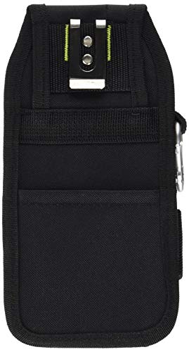 AWP Organizer Tool Pouch | 7 Pockets & Loops for Tool Organization | Heavy-Duty Metal Belt Clip Attachment - WoodArtSupply