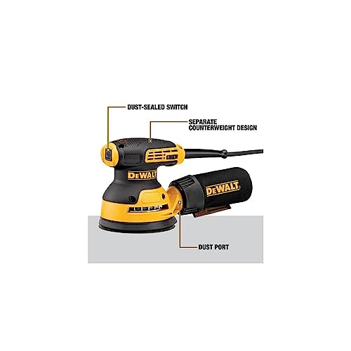 DEWALT Random Orbit Sander, Variable Speed, 5-Inch (DWE6423) DEWALT