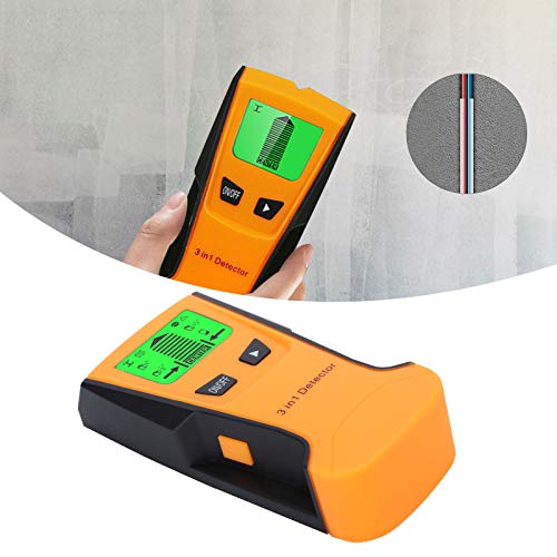 Wood Detector, Wall Scanner, 3 in 1 Power Saving for Wood Metal Pipe Wall Metal Stems A sixx