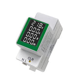 HiLetgo AC Digital Multimeter 50-300V 100A PZEM-008 LCD Display Digital Current Voltage Active Power Energy Multimeter Ammeter Voltmeter AC Din Rail HiLetgo