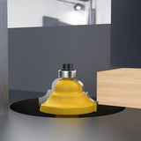 Newdeli 35 Pcs Tungsten Carbide Tipped Router Bit Set 1/2 Inch Shank for Woodworking Beginners and Commercial Users with Aluminum Alloy Storage Box Newdeli