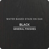 General Finishes Water Based Wood Stain, 1 Pint, Black General Finishes
