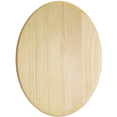 Walnut Hollow Pine Oval Plaque, 9 by 12 by 0.63-Inch - WoodArtSupply