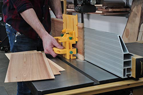 MICROJIG GRR-RIPPER GR-200 Advanced Adjustable Table Saw Pushblock, Yellow MICRO JIG