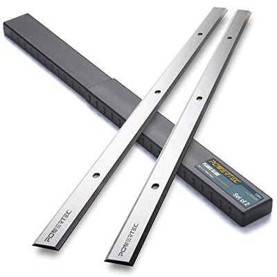 POWERTEC 12-1/2 Inch Planer Blades for Delta TP305, WEN 6550, Craftsman 21758, CMEW320, Grizzly G0663, Porter Cable PC305TP, POWERTEC PL1252 Planer