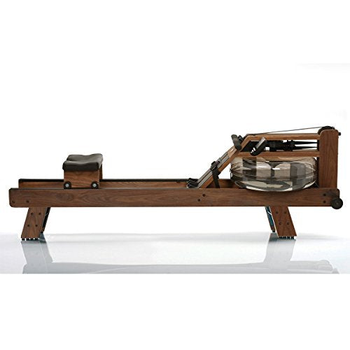 WaterRower Walnut Rowing Machine with S4 Monitor | USA Made | Original Handcrafted Erg Machine for Home Use & Gym | Best Warranty - WoodArtSupply