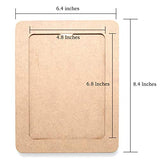 VHALE DIY Paint Your Own Picture Frame, 4 sets of MDF Wood Photo Frames (5 x 7 inch) with Stand, for Children to Paint and Decorate, Classroom Arts VHALE