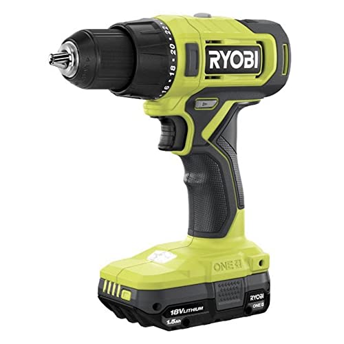 Cordless 1/2 inch Power Drill Driver Bundle with Ryobi Drill, (2) 18-Volt Batteries, Charger, 20 Piece Multipurpose Drill Bit Set and Buho Tool Bag - WoodArtSupply