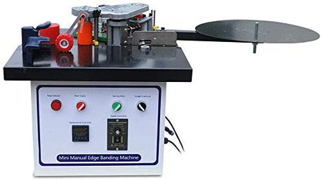 Portable Woodworking Edge Banding Machine 110V Adjustable Speed Portable Banding 7-60mm Edge Banding Aohuada