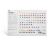 KINGART Art & Graphic Collection Art Set, 2-Drawer Wooden Case, Pencils, Pastels, Brush, Blending Stump, Erasers, Sharpener, Painting, Drawing, All KINGART