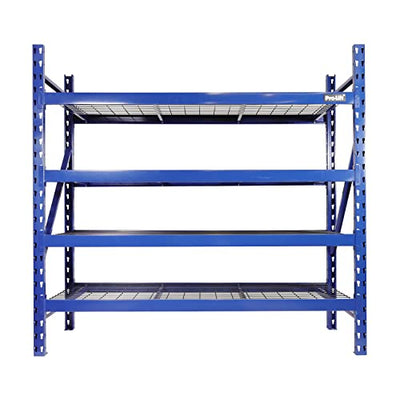 Pro-Lift Garage Storage Shelves - Heavy Duty 4-Tier Adjustable Metal Wire Shelving Units with 8000 lbs Total Capacity for Garage Basement Racking