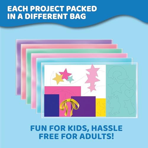 jackinthebox Under The Sea Themed Craft Kit | Includes Beautiful Felt Mermaid Sewing Kit | 6 Different Crafts-in-1 | Best Gift Girls Ages 6 to 10 jackinthebox