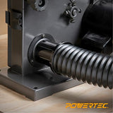 POWERTEC 70208V 2-1/4 Inch Dust Collection Flexible Hose Kit,Black POWERTEC