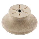 Murtenze 10 Pack 1-1/2 Inch Wood Knobs Unfinished Round Mushroom Shape Wooden Cabinet Pulls Handles Drawer Knobs Dresser Knobs for Drawer Dresser Murtenze