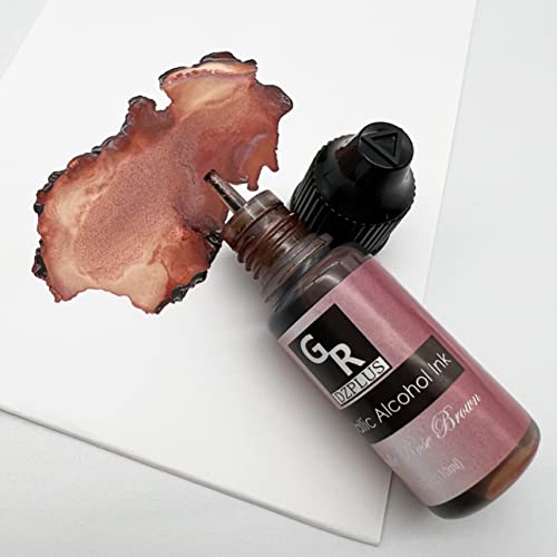 Metallic Alcohol Ink Set - 26 Metallic Colors Alcohol Based Ink for Resin Art - WoodArtSupply