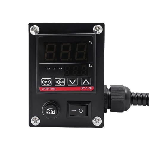 VPABES 300W Electric Branding Iron for Wood and Leather Crafts with Adjustable Digital Temperature VPABES