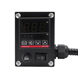 VPABES 300W Electric Branding Iron for Wood and Leather Crafts with Adjustable Digital Temperature VPABES