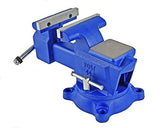 Yost Vises 460 Combination Vise | 6 Inch Jaw Width Heavy-Duty Utility Pipe and Bench Vise |Secure Grip with Swivel Base| Made with Cast Iron and Yost Tools