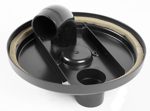 WEN 12-Inch Cyclone-Style Dust Collection Separator Lid with 2.5-Inch Dust (DCA021) WEN