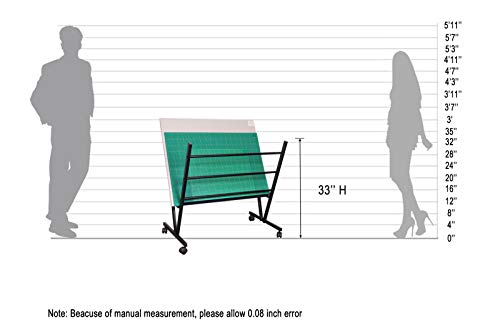 Falling in Art Metal Print Rack, Drying Display, Storage Stand for Artworks, Posters, Prints, Great Assistant for Shows & Galleries, Easy Moving with Falling in Art