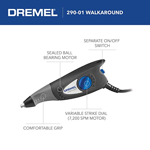 Dremel 120-Volt Engraver Rotary Tool with Stencils - Crafting Machine Perfect for DIY Personalizing and Engraving Leather, Metal, Glass, and Wood ,