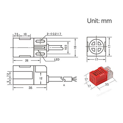 Cloudray Inductive Proximity Sensor Switches for CO2 Laser Controller - WoodArtSupply