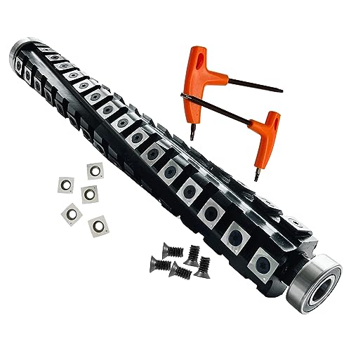 FOXBC Spiral Helical Cutterhead Compatible with DeWalt DW733 and DW734 Planer FOXBC