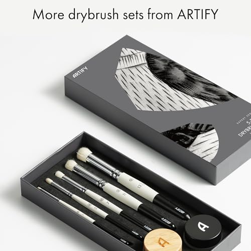 Artify Drybrush Set Dry Brushes: Professional-Grade Dry Brush for