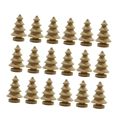 NOLITOY 20pcs Miniature Wood Trees Wooden Peg Figures Blank Peg People Christmas Craft Supplies Unfinished Wood Snowman Unfinished Peg Dolls