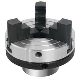 HAowosi 3 inch 3 jaw Wood Lathe Chuck With MT-1 and MT-2 Arbor Shank,Self-Centering Lathe Chucks for Woodturning with 1 x 8TPI Thread,for Woodworking HAowosi