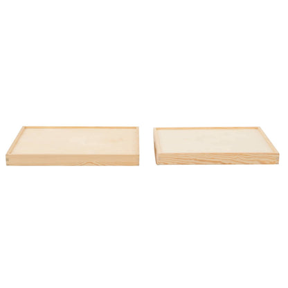 6 Pack: 13”; Wooden Tray by Make Market®