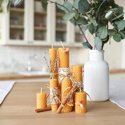 Candle Making Kit for Adults and Kids, 20 Beeswax Sheets, Make Your Own  Rolled Candles With Our Candle Making Supplies 