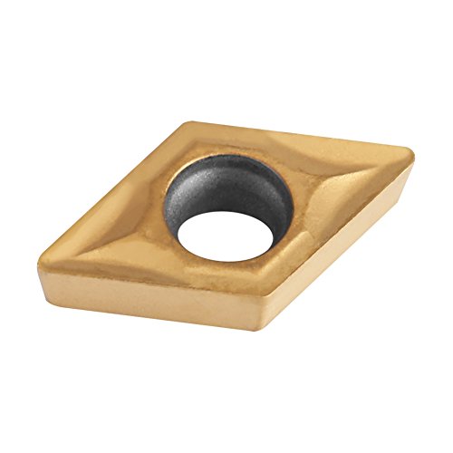 CNC Carbide Tips, Carbide Inserts, 10pcs Inserts Blade Cutter Lathe Turning Tool With Box for Steel Stainless Steel Finishing Semi-finishing and Yosoo