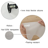 31.5" x 23.6" Extra Large Silicone Mat for Resin Casting, Epoxy and Crafts, Nonstick Silicone Sheet for Jewelry Casting Molds, Clear Countertop Foepoge