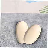 KALLORY 30 Pcs Unfinished Wooden Jewelry Wood Loose Beads Wooden Flat Beads Round Wood Bead Wood Crafts Spacer Bead Wood Beads Charm Pendant Kids KALLORY