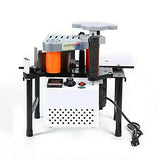 CNCEST Portable Edge Banding Machine Woodworking Double Side Gluing Edge Bander 110V US CNCEST