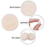 PandaHall 200pcs Natural Flat Wood Beads, 12.5mm(1/2 Inch) Wood Coin Beads Unfinished Round Wooden Slices Wooden Beads for Jewelry Craft Making PH PandaHall