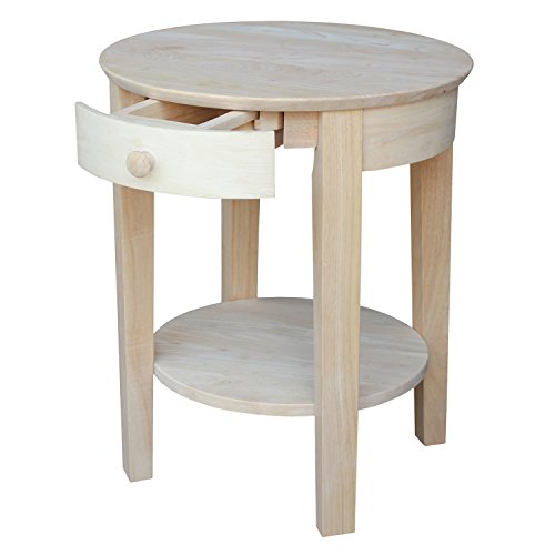 International Concepts Unfinished Philips End Table IC International Concepts