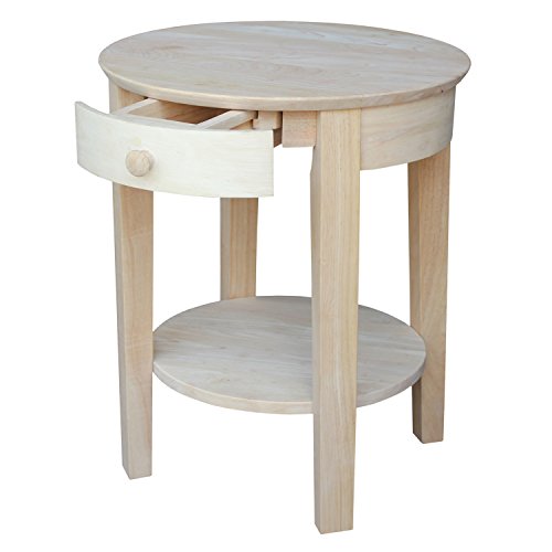 International Concepts Unfinished Philips End Table