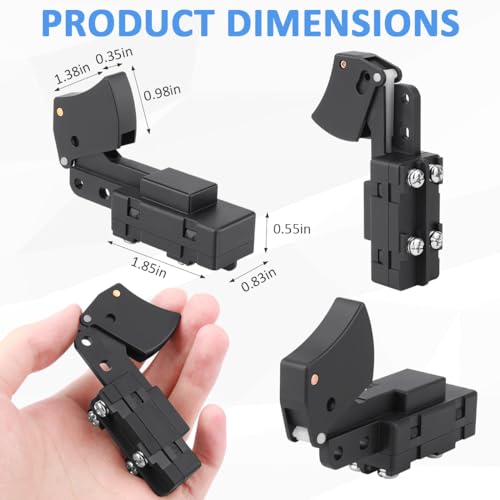 EAGLEGGO SW77 Trigger Switch Replacement Part for Replaces Skil Bosch Circular Saw 2610321608 HD77 or HD77M, Ryobi & Ridgid 760245002 Electric Saw EAGLEGGO