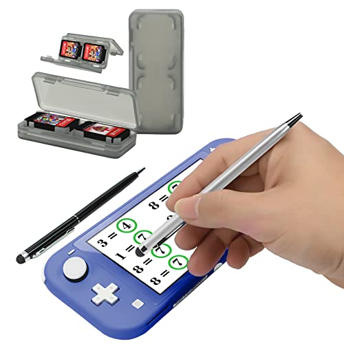 Switch Lite Accessories Bundle, Kit with Carrying Case,TPU Case Cover with Screen Protector,Charging Dock,Playstand, Game Card Case, USB Cable, WDZREE