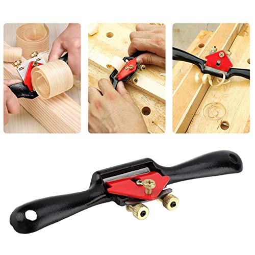 YYAOGAGNG 9 Inch/210 mm Radius Planer Adjustable Spokeshave with Base Hand Planer for Planing Trimming Wood Working Tools
