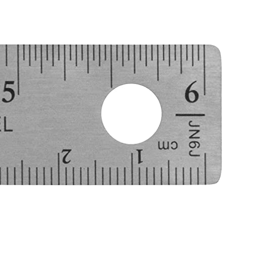 Westcott Stainless Steel Office Ruler with Non Slip Cork Base, 6-Inch (10414) - WoodArtSupply