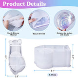 LET'S RESIN Snail Resin Molds Silicone 6inch, Large Animal Molds with Finely Carved Snail Design, 3D Silicone Molds, Casting Resin, DIY Snail LET'S RESIN